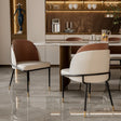 ChandeliersDecor.com-Dining Chairs-Faux Leather Designer Dining Chair