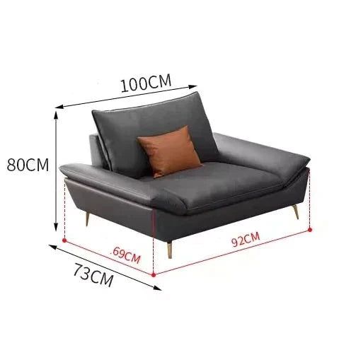 ChandeliersDecor.com-Sofa Set-Faux Leather Designer Plaza Sofa Set