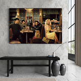 ChandeliersDecor.com-Wall Posters-Find Marilyn Poster: James Dean, Elvis at the Diner