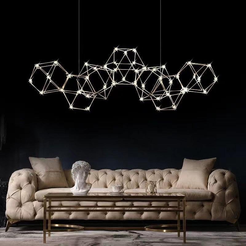 ChandeliersDecor.com-Kitchen Island-Firefly Chandelier: Mesmerizing Illumination