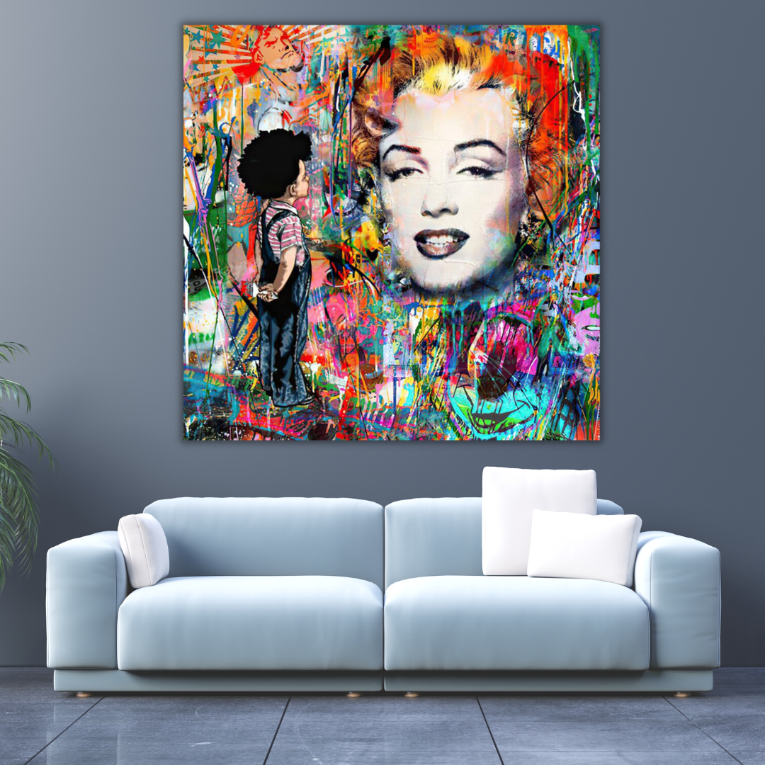 ChandeliersDecor.com-Wall Posters-First Love: Marilyn Poster - Captivating and Timeless