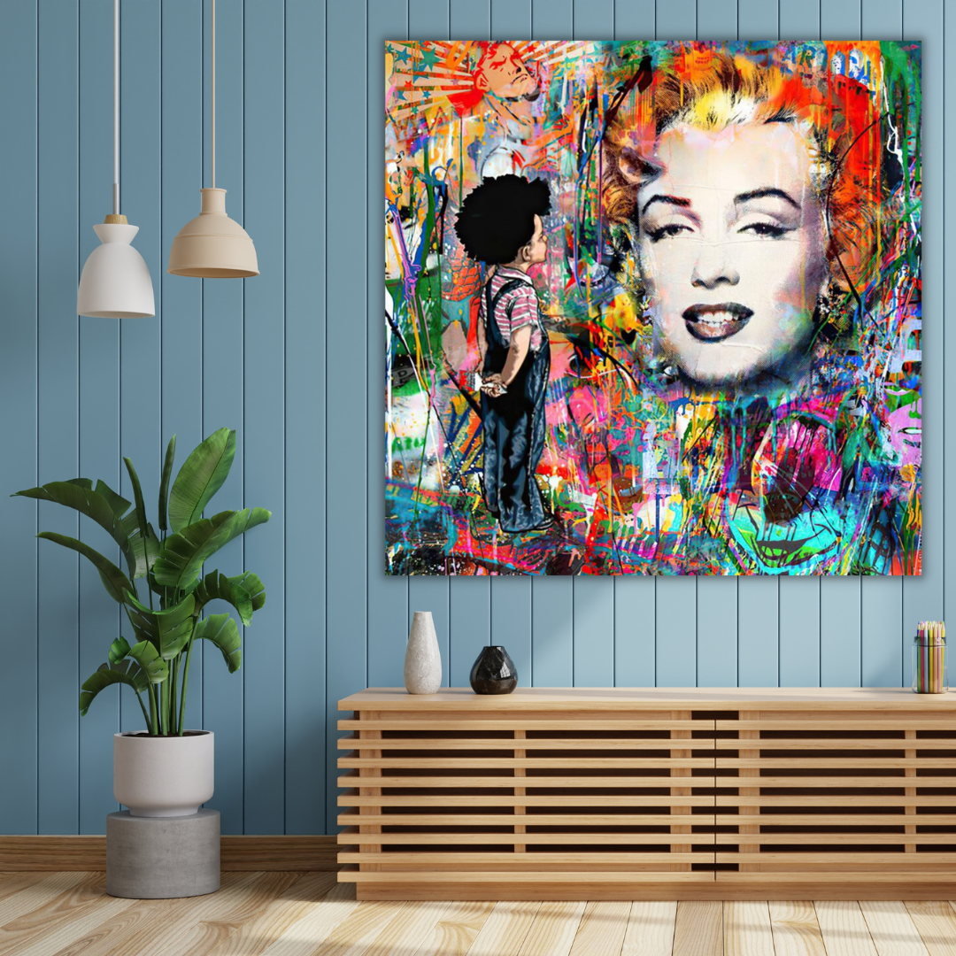 ChandeliersDecor.com-Wall Posters-First Love: Marilyn Poster - Captivating and Timeless