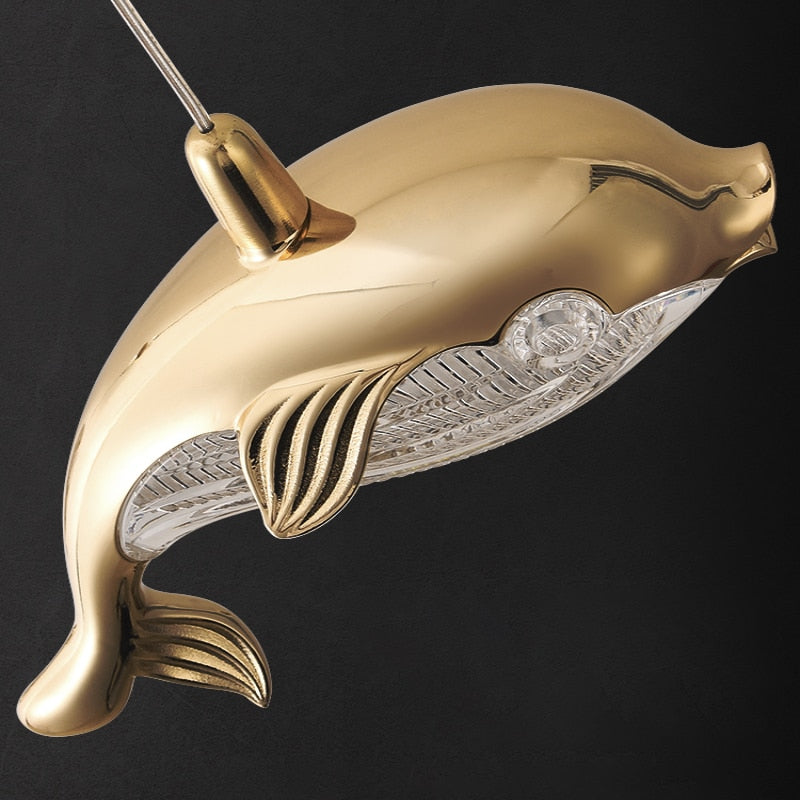 ChandeliersDecor.com-Chandeliers-Fish Pendant Chandelier Lighting: Stylish and Unique Design