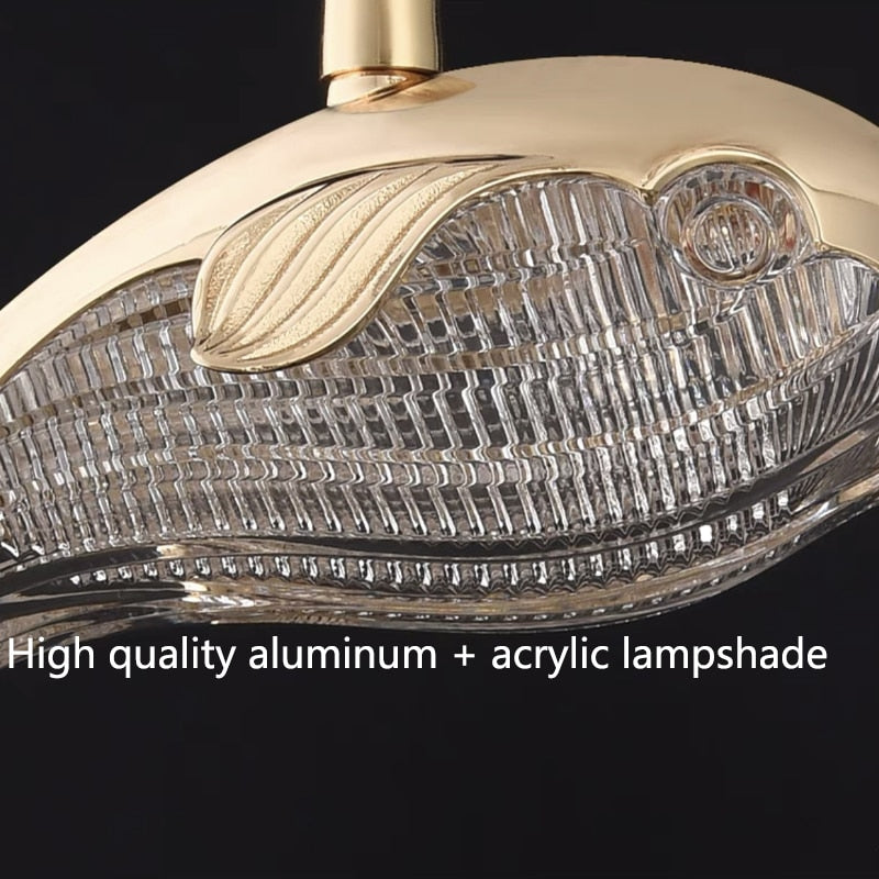 ChandeliersDecor.com-Chandeliers-Fish Pendant Chandelier Lighting: Stylish and Unique Design