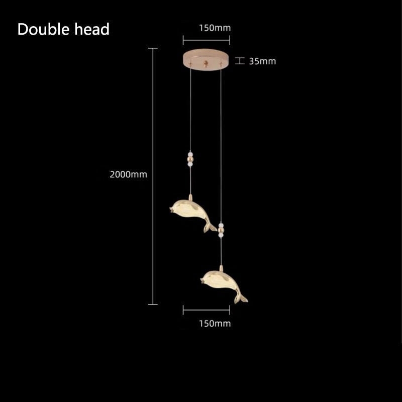 ChandeliersDecor.com-Chandeliers-Fish Pendant Chandelier Lighting: Stylish and Unique Design