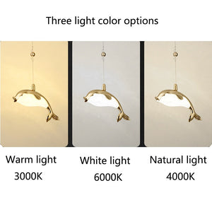 ChandeliersDecor.com-Chandeliers-Fish Pendant Chandelier Lighting: Stylish and Unique Design