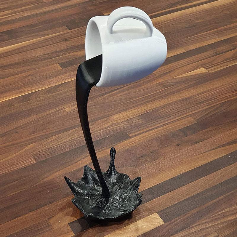 ChandeliersDecor.com-Mini Statues-Floating Coffee Cup Art Sculpture Ornament