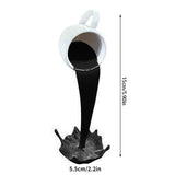 ChandeliersDecor.com-Mini Statues-Floating Coffee Cup Art Sculpture Ornament