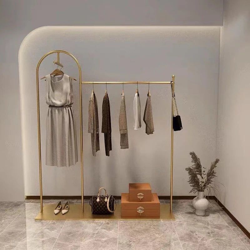 ChandeliersDecor.com-Drying Racks & Hangers-Floor Standing Metal Coat Rack Organiser