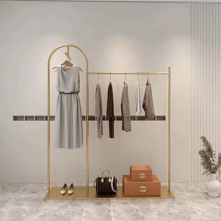 ChandeliersDecor.com-Drying Racks & Hangers-Floor Standing Metal Coat Rack Organiser
