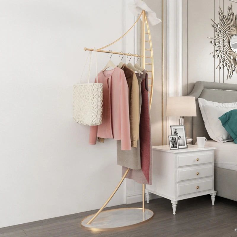 ChandeliersDecor.com-Drying Racks & Hangers-Floor Standing Spiral Storage Entrance Coat Rack