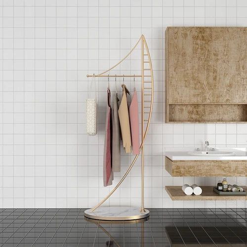 ChandeliersDecor.com-Drying Racks & Hangers-Floor Standing Spiral Storage Entrance Coat Rack