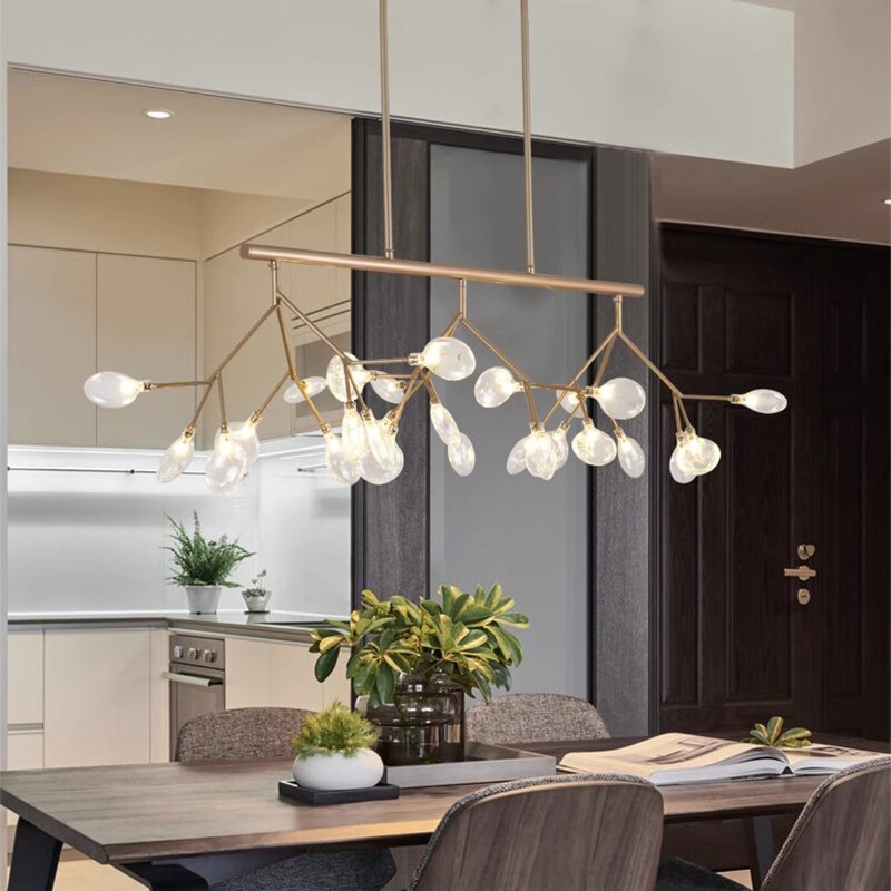 ChandeliersDecor.com-Kitchen Island-Floral Branches Chandelier: Elegant and Decorative Lighting