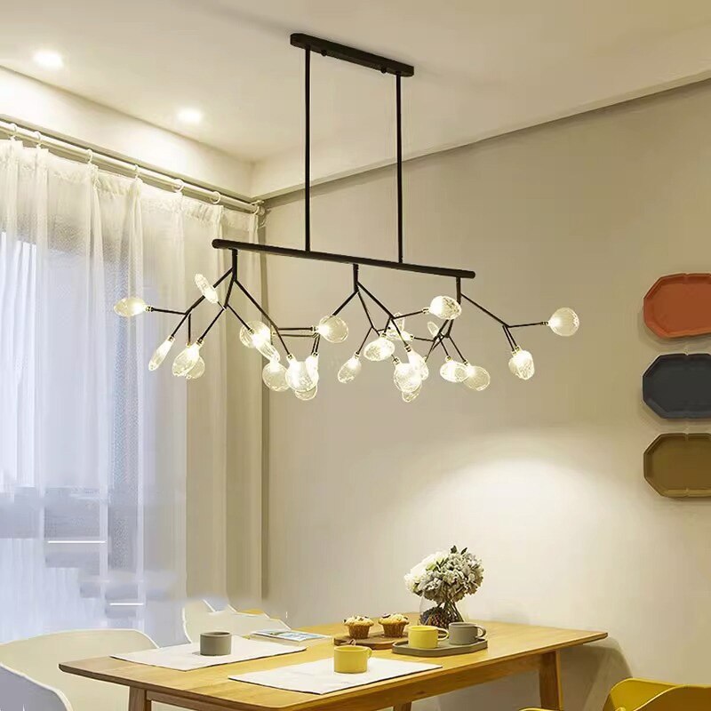 ChandeliersDecor.com-Kitchen Island-Floral Branches Chandelier: Elegant and Decorative Lighting