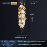 ChandeliersDecor.com-Chandeliers-Flower Ceiling LED Chandelier - Elegant Focal Point