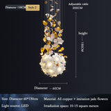 ChandeliersDecor.com-Chandeliers-Flower Ceiling LED Chandelier - Elegant Focal Point