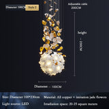 ChandeliersDecor.com-Chandeliers-Flower Ceiling LED Chandelier - Elegant Focal Point