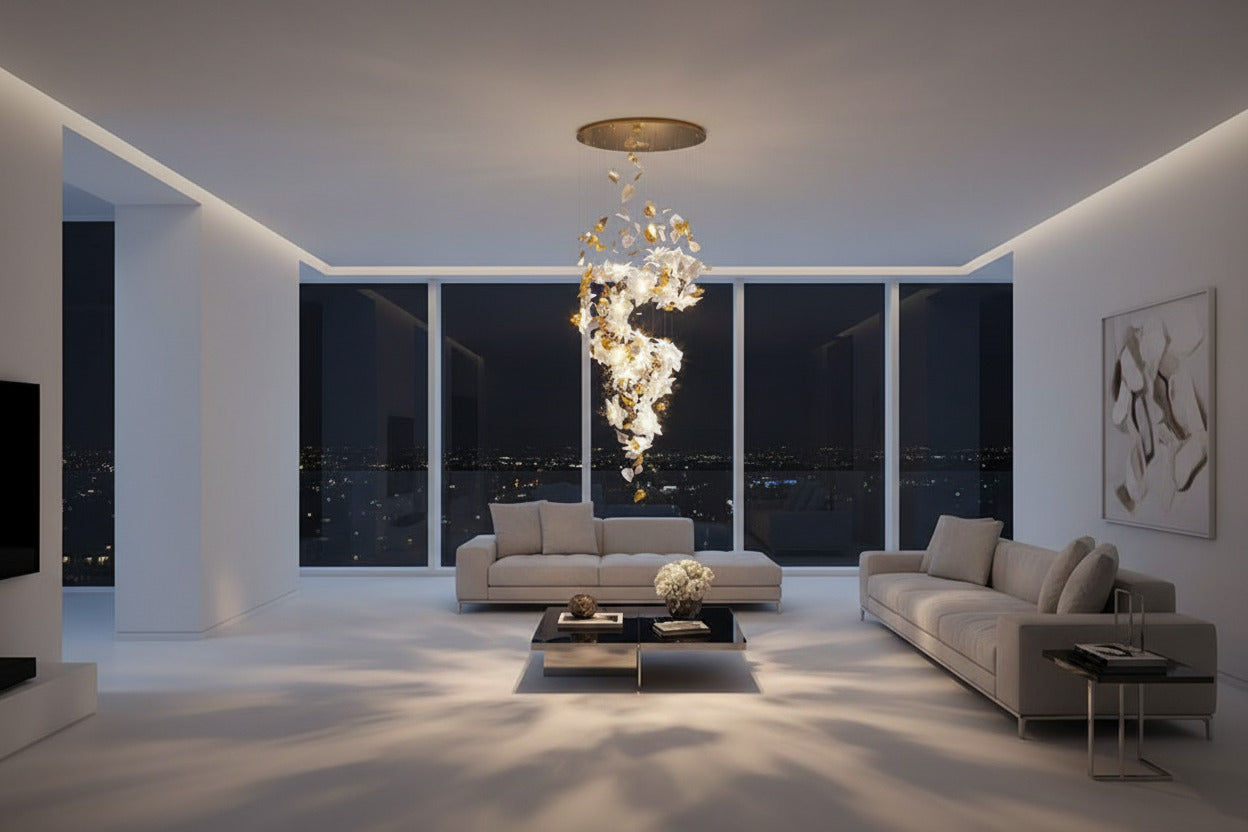 Flower Ceiling LED Chandelier - Elegant Focal Point-ChandeliersDecor.com