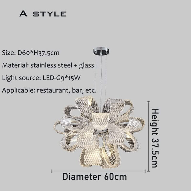 Flower Crystal LED Lighting - Crystal Chandelier-ChandeliersDecor.com