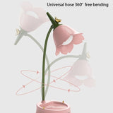 ChandeliersDecor.com-Kids Room Nursery Lighting-Flower LED Desk Lamp: Illuminate Your Space