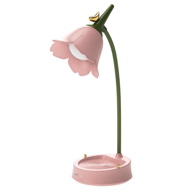 ChandeliersDecor.com-Kids Room Nursery Lighting-Flower LED Desk Lamp: Illuminate Your Space