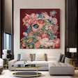 ChandeliersDecor.com-Wall Posters-Flowery Canvas Wall Art