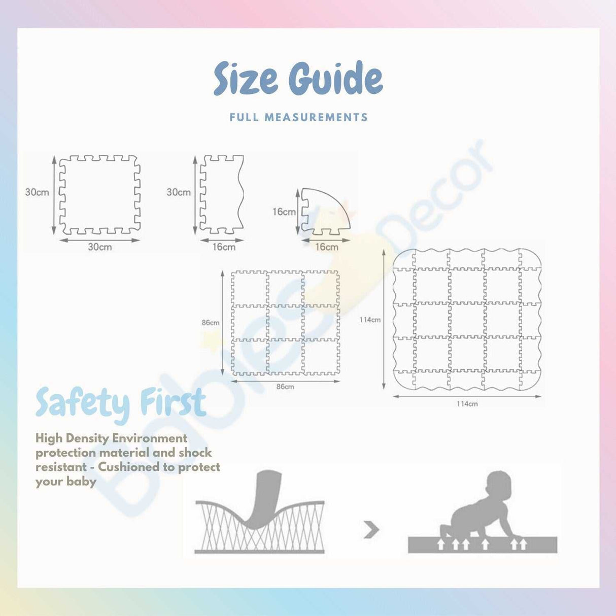 ChandeliersDecor.com-Play Mats-Foam Play Mat for Kids Nursery – Durable & Safe
