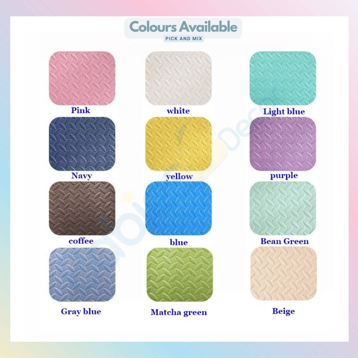 ChandeliersDecor.com-Play Mats-Foam Play Mat | Tummy Time Mat | Baby Crawling Mat