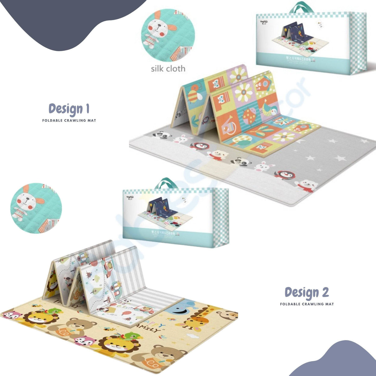 ChandeliersDecor.com-Play Mats-Foldable Baby Play Mat | Crawling Mat for Kids | Baby Folding Mat