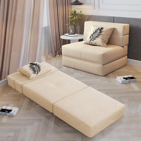 ChandeliersDecor.com-Recliners-Foldable Sofa: Lazy Recliner Sofa Dual-Use Lazy Sofa Bed