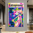 ChandeliersDecor.com-Wall Posters-Follow your Own Rules - Pink Panther Art