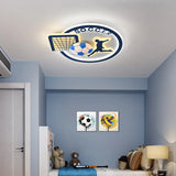 ChandeliersDecor.com-Kids Room Nursery Lighting-Football Soccer Fan Celing Light for Kids Room
