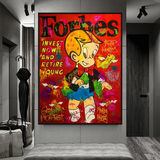 ChandeliersDecor.com-Monopoly Wall Poster-Forbes Richie Invest it all: Alec Monopoly Canvas Wall Art