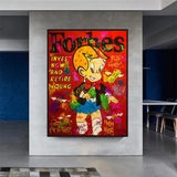 ChandeliersDecor.com-Monopoly Wall Poster-Forbes Richie Invest it all: Alec Monopoly Canvas Wall Art