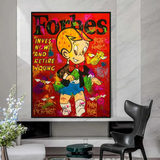ChandeliersDecor.com-Monopoly Wall Poster-Forbes Richie Invest it all: Alec Monopoly Canvas Wall Art