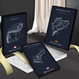 ChandeliersDecor.com-Racing Wall Art-Formula 1 Racing Track Poster: Rev Up Your Walls