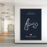 ChandeliersDecor.com-Racing Wall Art-Formula 1 Racing Track Poster: Rev Up Your Walls