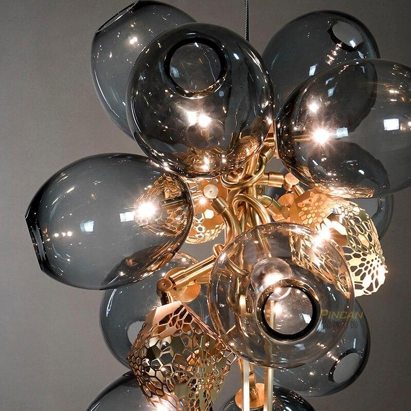 ChandeliersDecor.com-Chandeliers-Foyer Lustre Glass Balls Chandelier - Exquisite Lighting