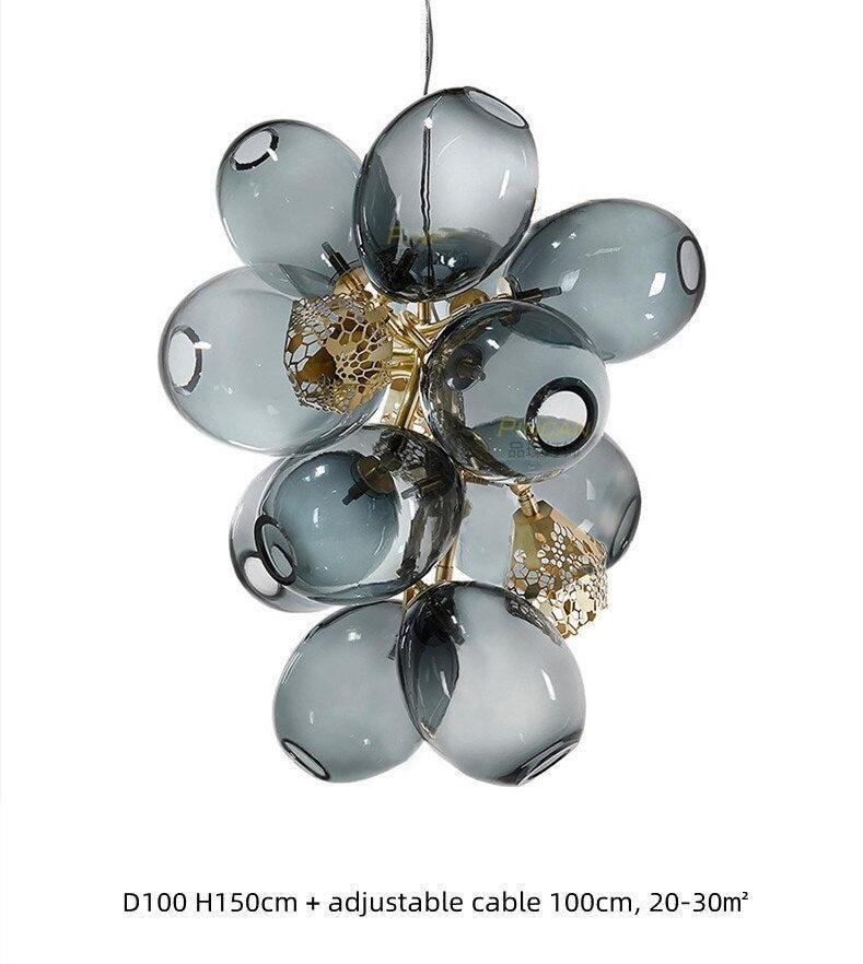 ChandeliersDecor.com-Chandeliers-Foyer Lustre Glass Balls Chandelier - Exquisite Lighting