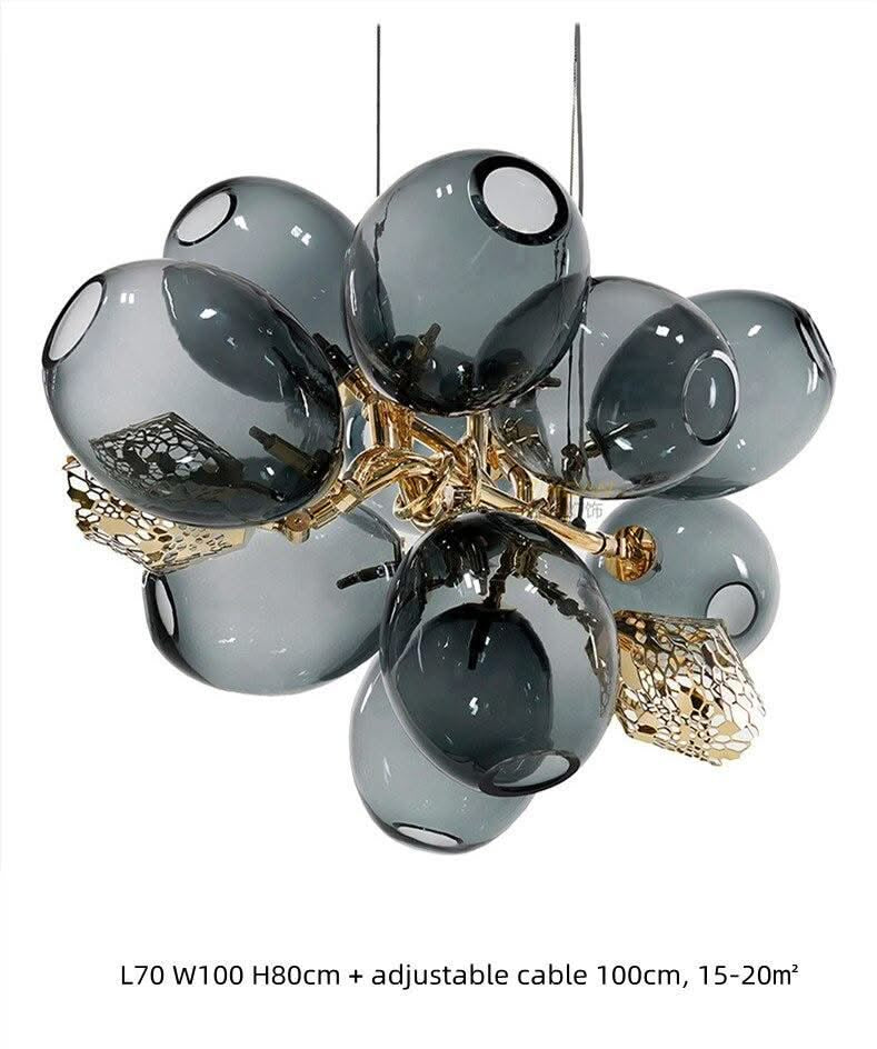 ChandeliersDecor.com-Chandeliers-Foyer Lustre Glass Balls Chandelier - Exquisite Lighting
