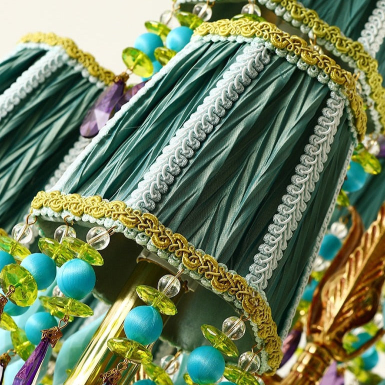 ChandeliersDecor.com-Floor Lamp-French Rococo Peacock Floor Lamp - Elegant Lighting