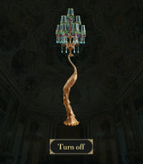 ChandeliersDecor.com-Floor Lamp-French Rococo Peacock Floor Lamp - Elegant Lighting