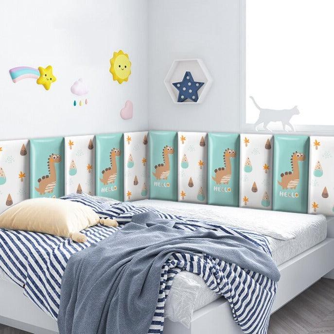 ChandeliersDecor.com-Padded Walls-Friendly Dinosaur Kids Wall Padded Safety Cushions