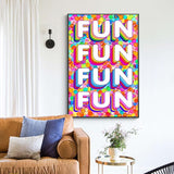 ChandeliersDecor.com-Wall Posters-Fun Colourful Canvas Wall Art
