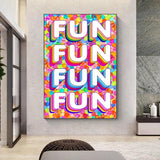 ChandeliersDecor.com-Wall Posters-Fun Colourful Canvas Wall Art