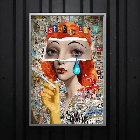 ChandeliersDecor.com-Wall Posters-Funny Art A Star is Born Canvas Wall Art