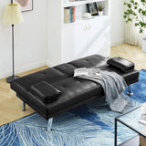 ChandeliersDecor.com-Sofa Set-Futon Convertible Sofa Bed Sleeper Couch