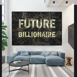 ChandeliersDecor.com-Wall Posters-Future Billionaire Canvas Wall Art