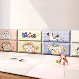 ChandeliersDecor.com-Padded Walls-Galloping Jungle Zebras Kids Wall Padded Safety Cushions