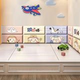 ChandeliersDecor.com-Padded Walls-Galloping Jungle Zebras Kids Wall Padded Safety Cushions